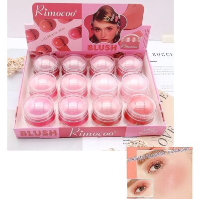 Red Pink Tone Ball Blush Cream