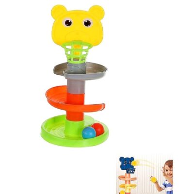 Baby Teddy Bear Basket Ball Slope Toy