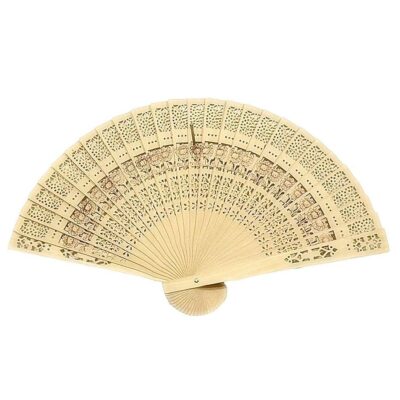 Portable Handheld Wooden Fan