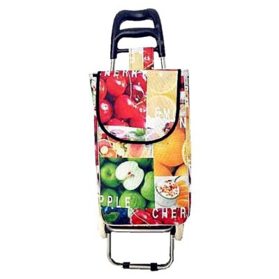Fruits Foldable Shopping Trolly Bag Shopping Cart