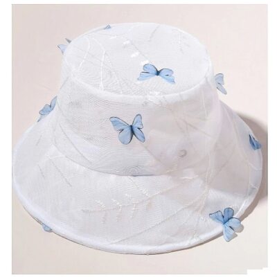 Butterfly Deco mesh Summer Bucket hat