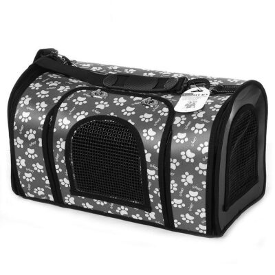 Dog Paw Print Pet Carrier Shoulder Bag