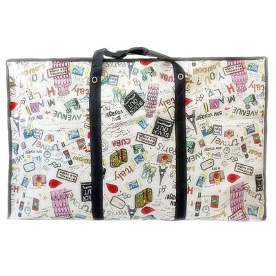 Italy France Jumbo Shopping Storage Laundry Bag