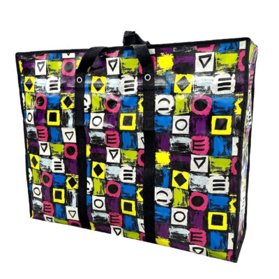 Symbols Jumbo Shopping Storage Laundry Bag