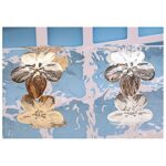 Beautiful watercolor flowers decorated background. Can be used as greeting card or invitation card design.