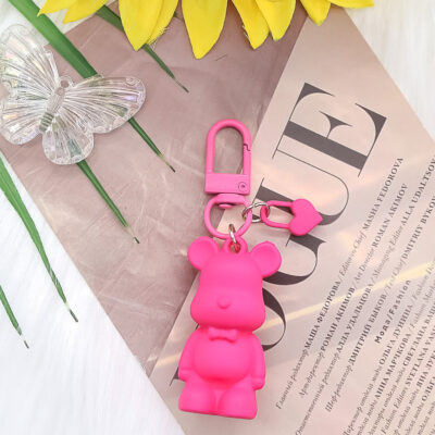 12pk Teddy Bear Key chain Bag Charm