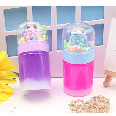 12pk Cartoon Balls Slime Crystal Mud