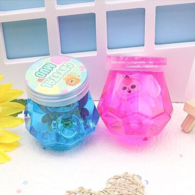 12pk Character Crystal Mud Jar Slime Toy