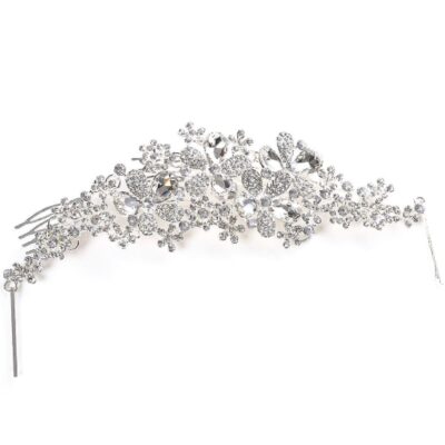 Sparkling Crystal Flower Hair Deco Clip