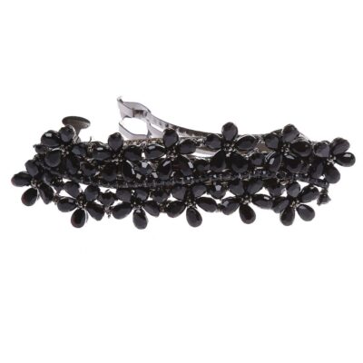 Daisy Rhinestone Hair Ornament Barrette Comb