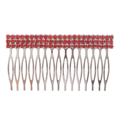 Basic Three Lines Rhinestone Hair Deco Comb