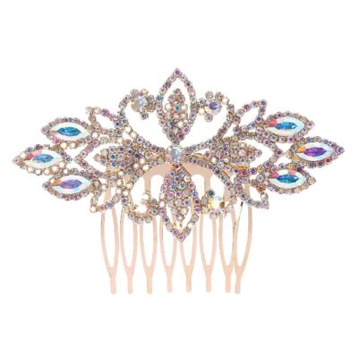 Harmony Symmetry Floral Hair Comb