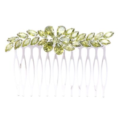 Dandy Flowers CZ Cubic Hair deco Comb