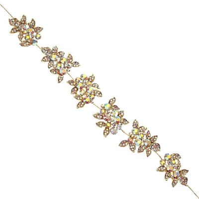 Shimmering Flower Hair Deco Flex Pin