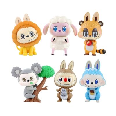 6pk Funny Monster Figure Doll Toy