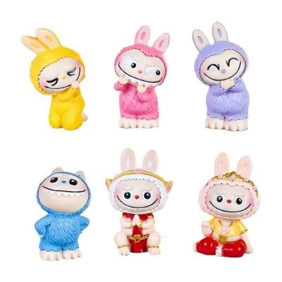 6pk Funny Monster Figure Doll Toy