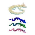 TY5319-14 12pk 3D Print Tail Dragon Animal Figure Toy