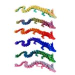TY5319-14A 12pk 3D Print Tail Dragon Animal Figure Toy