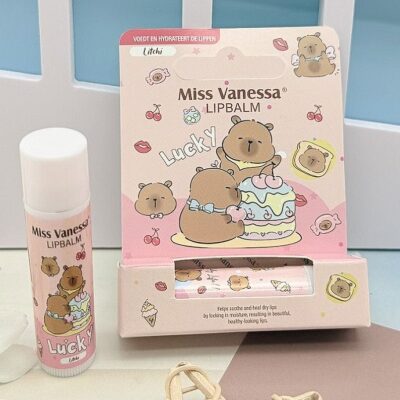 Hydrating Miss Vanessa Capybara Lip Balm 24pk