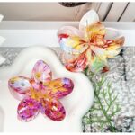Beautiful watercolor flowers decorated background. Can be used as greeting card or invitation card design.
