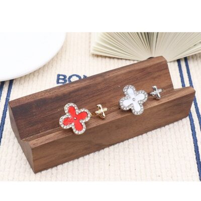 12pk Double Clover Open Clasp Fashion Ring