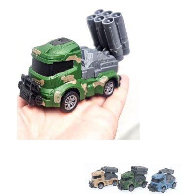 12pk Pull Back Power Missle Truck Toy