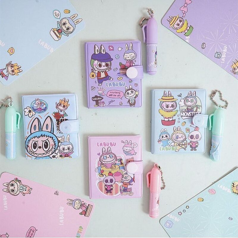 24pk Funny Monster Memo Note Pen Set School Goodie Bag Gift