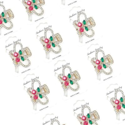 12pk Butterfly Theme Mini Hair Claw Clip Set