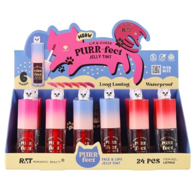 24pk Meow Purr Fect Lip Cheek Face Jelly Tint