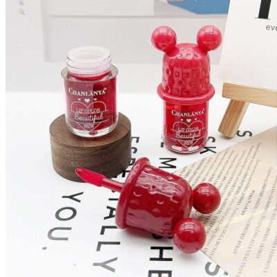 24pk Mouse Hat Top Brightening Color Tint Lip Gloss