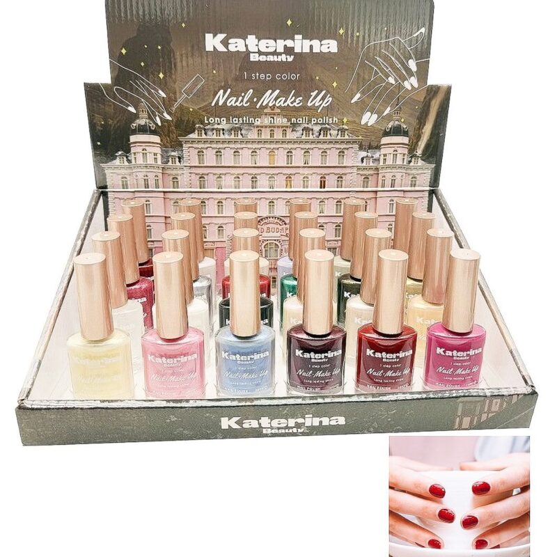 24pk Katerina One Step Pastel Color Makeup Nail Polish