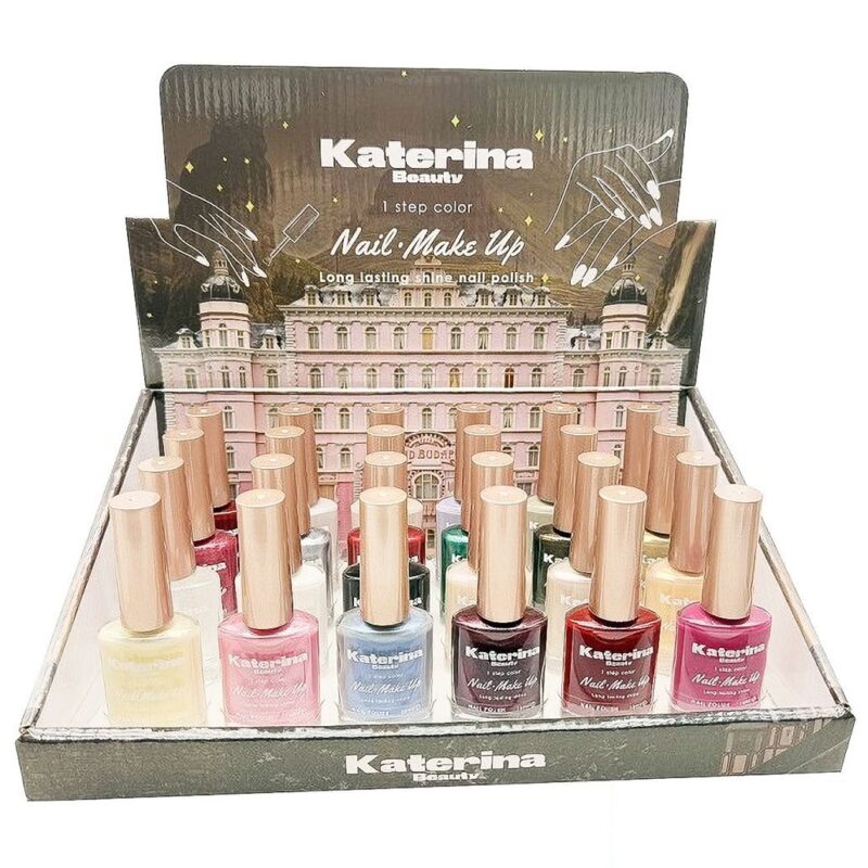 24pk Katerina One Step Pastel Color Makeup Nail Polish