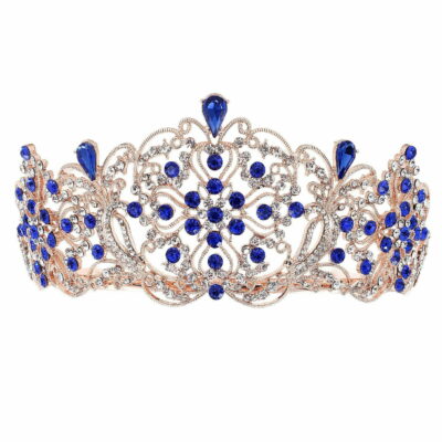 Blooming Flower Bud Rhinestone Tiara