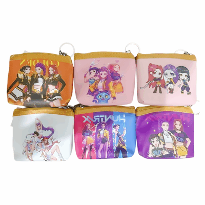 12pk KPOP Hunter Trio Portable Coin Purse