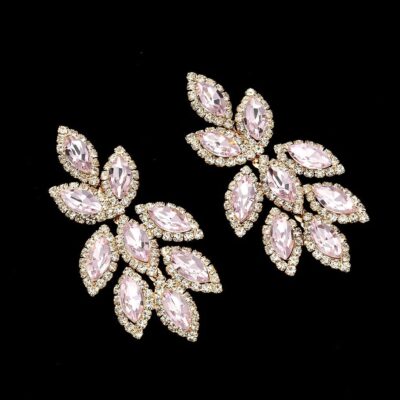 Marquise Chandelier Rhinestone Earrings