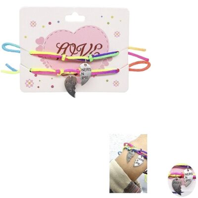 12pk Partners in Crime String Knot Bracelet