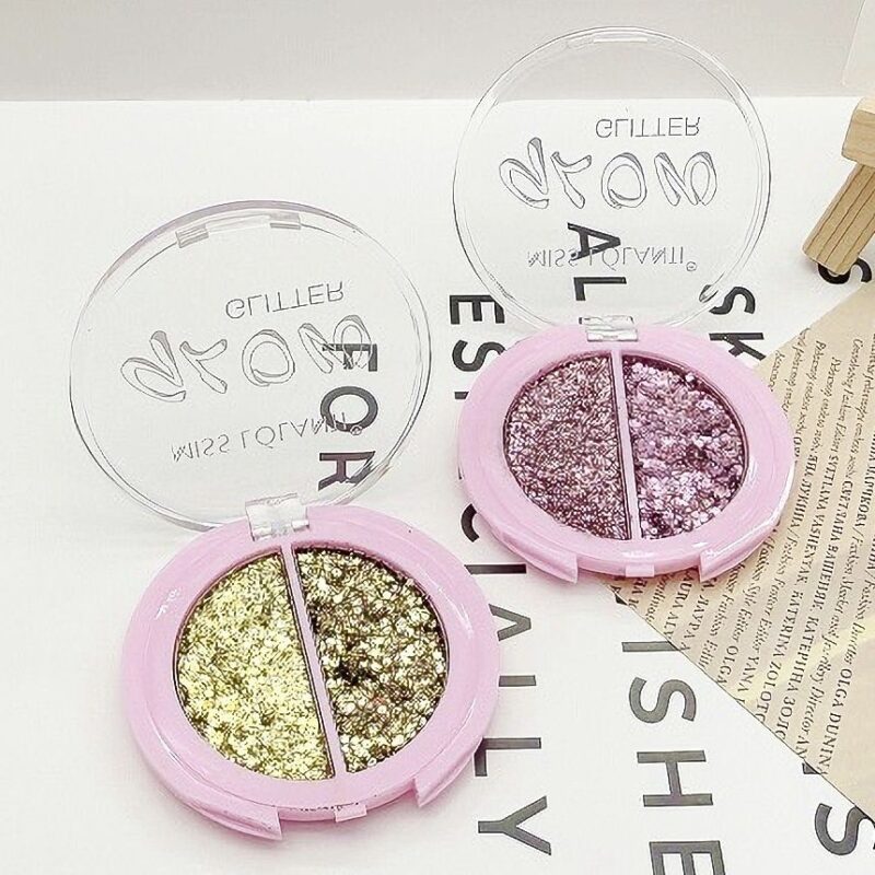 36pk Shiny Sequin Face Body Glow Glitter Powder