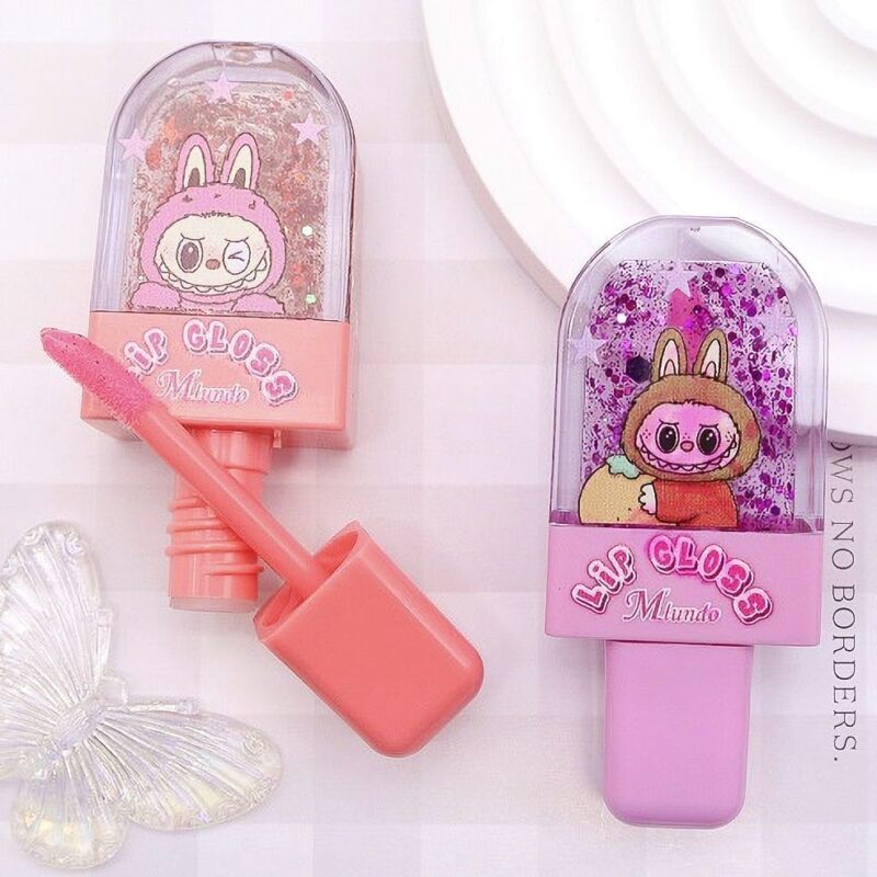 24pk Funny Character Glitter Ice Cream Bar Lip Gloss