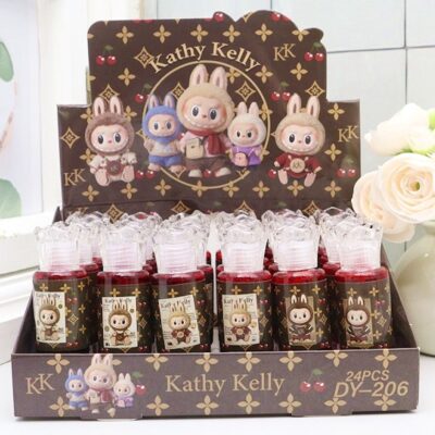 24pk Kathy Kelly Glossy Red Lip Tint Vibrant Waterproof