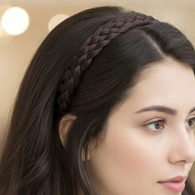12pk Boho Chic Braided Headband Perfect Hair Accessory