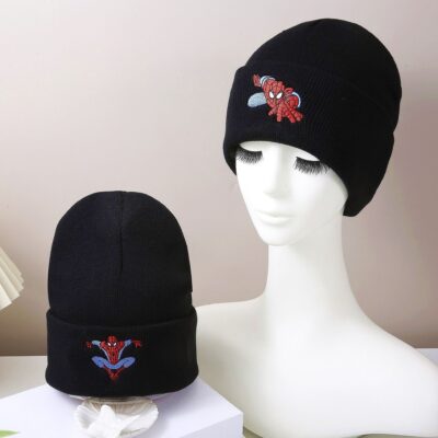 12pk Super Hero Embroidered Beanie Cozy Warm Kids Hats