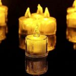 ATY1757 24pk Smokeless Clear Electric Battery Candle Set