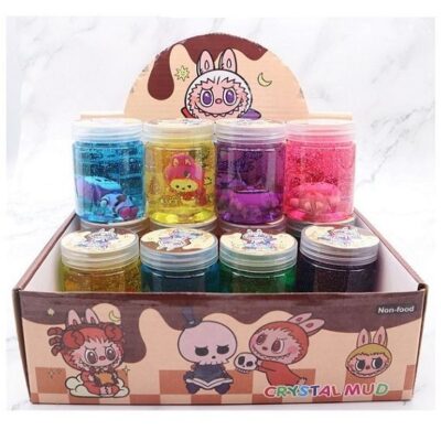 12pk Funny Character Crystal Mud Slime Toy