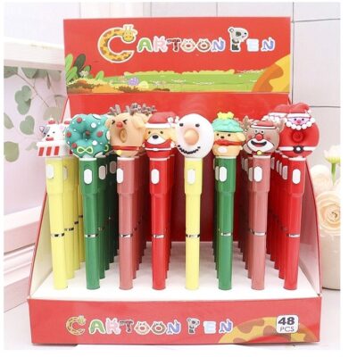 48pk Christmas Santa light up Pens Goodie Bags