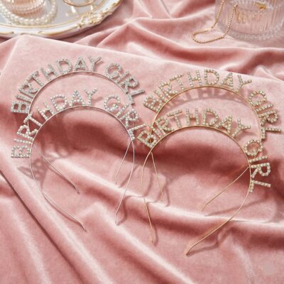 BIRTHDAY GIRL Bling Rhinestone Headband