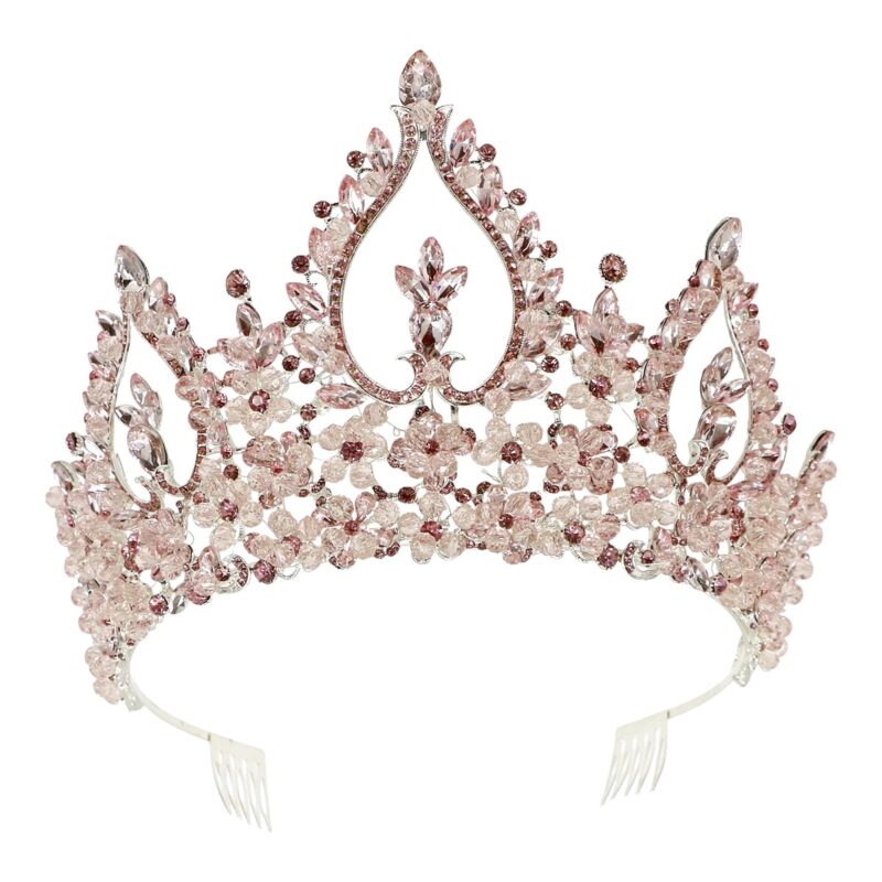 Standout Torchlight Crystal Pageant Tiara Exquisite Bride Prom –