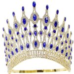 HT956GRB High Top Brilliant Marquise Queen Pageant Crown Tiara