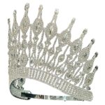 HT956SCR High Top Brilliant Marquise Queen Pageant Crown Tiara