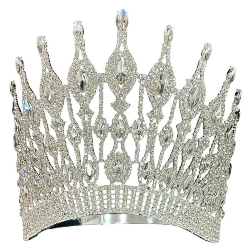 High Top Brilliant Marquise Queen Pageant Crown Tiara
