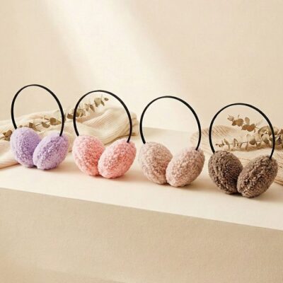 12pk Soft Plush Cozy Teddy Faux Fur Earmuff